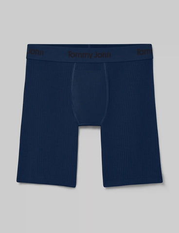 Second Skin Luxe Rib Boxer Brief 8"