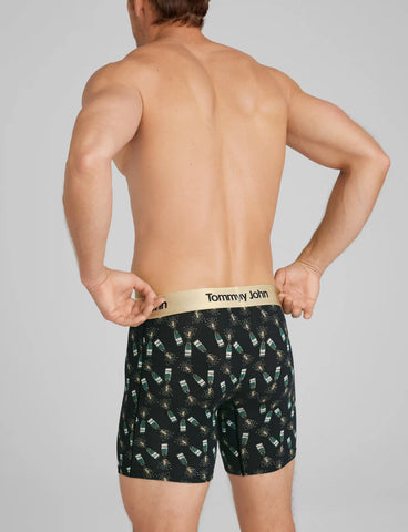 Second Skin Mid-Length Boxer Brief 6"
