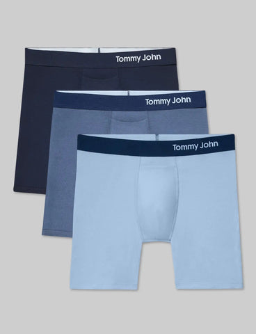 Cool Cotton Mid-Length Boxer Brief 6" (3-Pack)
