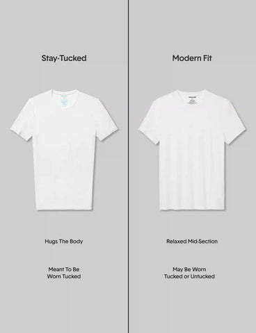 Second Skin High V-Neck Modern Fit Undershirt