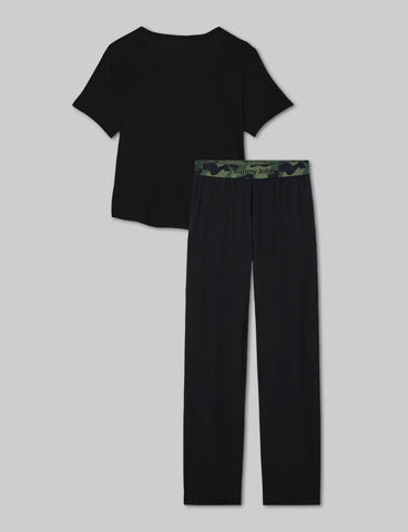 Women's Second Skin Sleep Pocket Tee & Pant Set