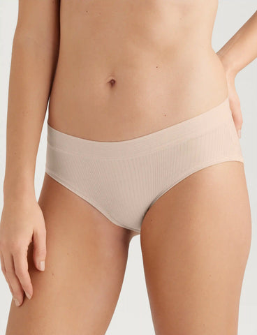 Women's Second Skin Luxe Rib Brief (3-Pack)