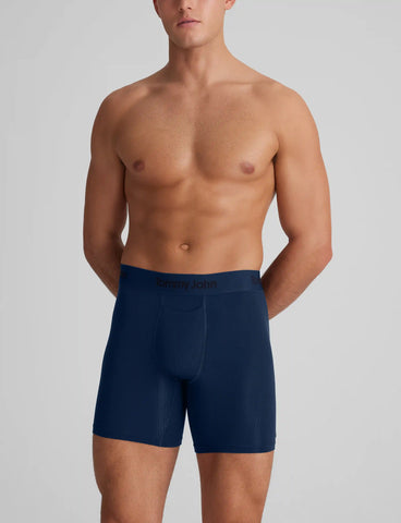 Second Skin Luxe Rib Mid-Length Boxer Brief 6"